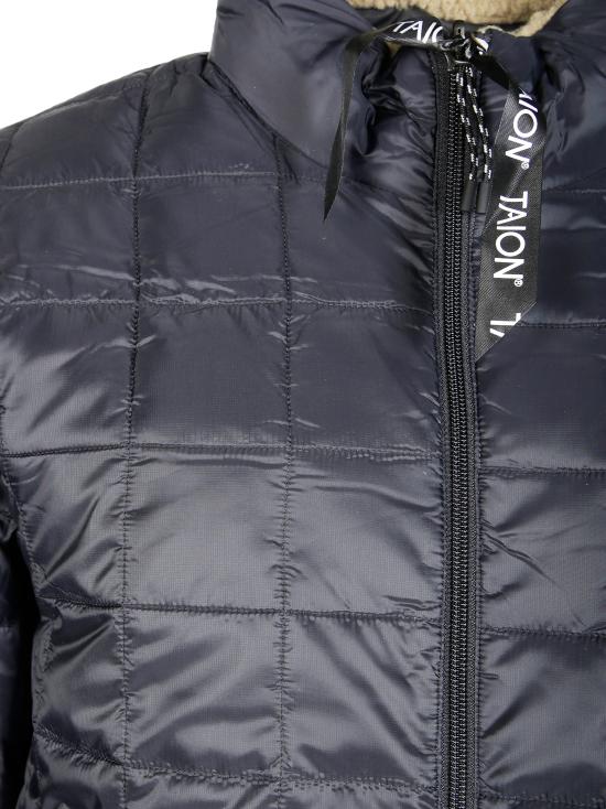 25FW 타이온 숏패딩 R102MB BLACK X BEIGE NERO - TAION