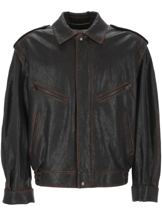 25FW 생로랑 수트 자켓 845464 YCNX21628 REGLISSE AUBURN