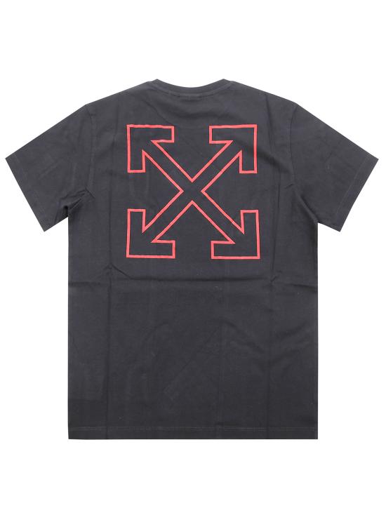 25FW [키즈] 오프화이트 티셔츠 OBAA002F25JER00D1025 NERO - OFF WHITE