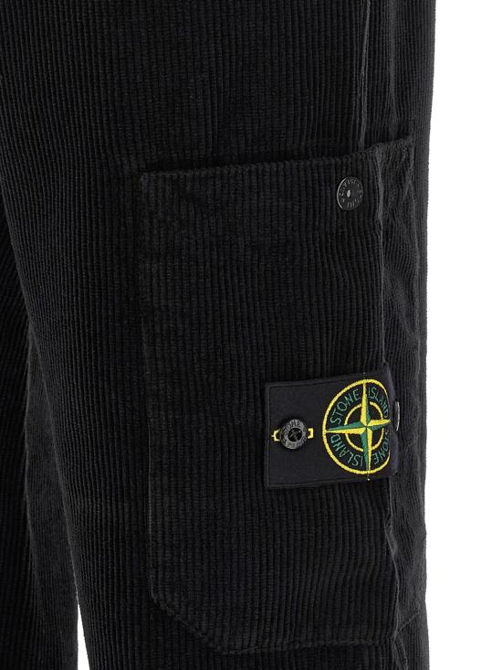 25FW 스톤 아일랜드 트레이닝/조거 팬츠 K2S153100039S0212 V0029 Black - STONE ISLAND