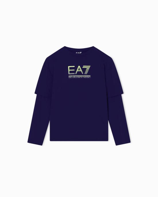 25FW [키즈] 엠포리오 아르마니 티셔츠 7B000169 AF10375UB102 Armani blue