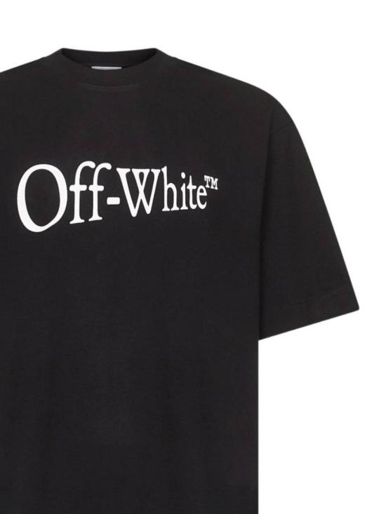 25FW 오프화이트 반팔 티셔츠 OMAA120F25JER00F 1001 BLACK WH - OFF WHITE