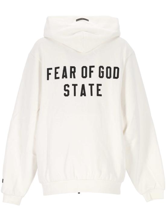 25FW 피어오브갓 플리스 집업 후디 192SP257444FW BRIGHT WHITE - FEAR OF GOD