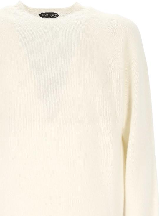 25FW 톰포드 스웨터 KCL065YMK102 AW003 Chalk - TOMFORD