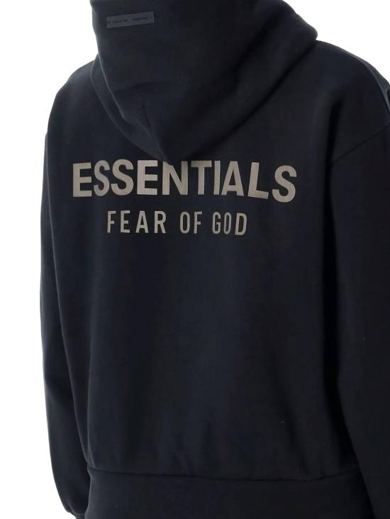 25FW 피어오브갓 플리스 집업 후디 192SP255540FW JET BLACK - FEAR OF GOD