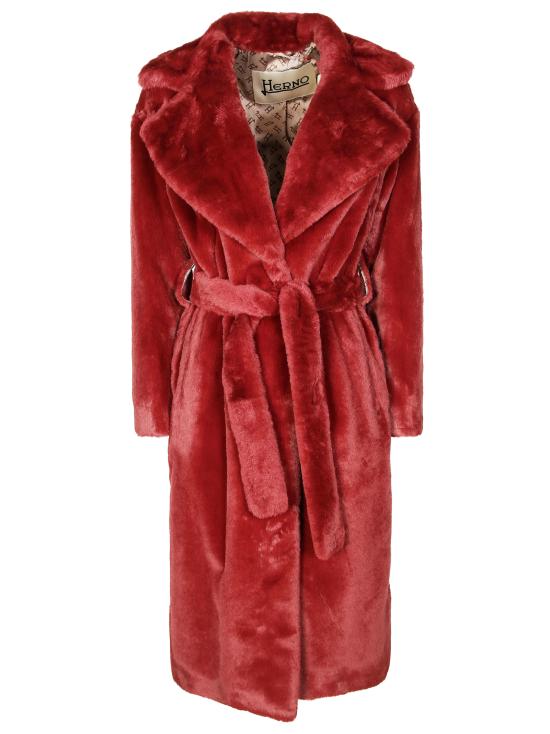 25FW 에르노 소프트 얼터너티브 퍼 코트 CA000586D 12422 6705 BORDEAUX