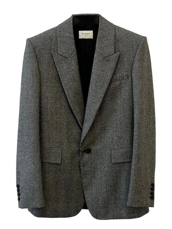 25FW 생로랑 수트 자켓 837196 Y5H541095 NOIR CRAIE