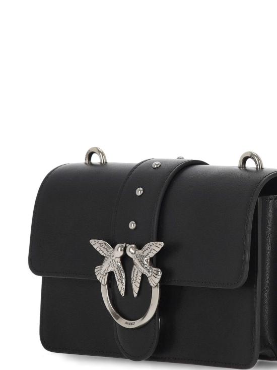 25FW 핑코 숄더백 105856 A0F1Z99O NERO OLD SILVER - PINKO