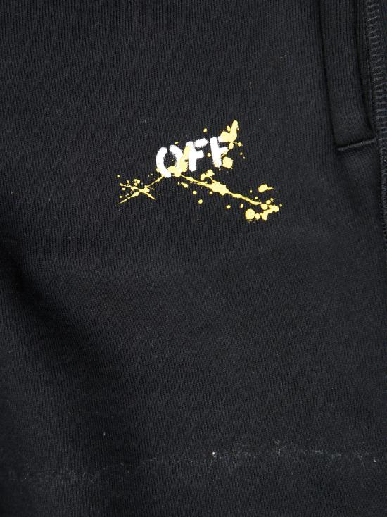 25FW [키즈] 오프화이트 팬츠 OBCH001F25FLE0021018 NERO - OFF WHITE