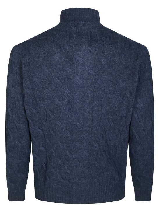 25FW 필리포 드 로렌티스 가디건 BB3ML WC7T 870 BLU - FILIPPO DE LAURENTIIS