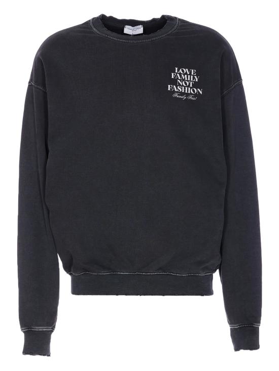 25FW 패밀리퍼스트 밀라노 긴팔 티셔츠 SF2504 BLACK