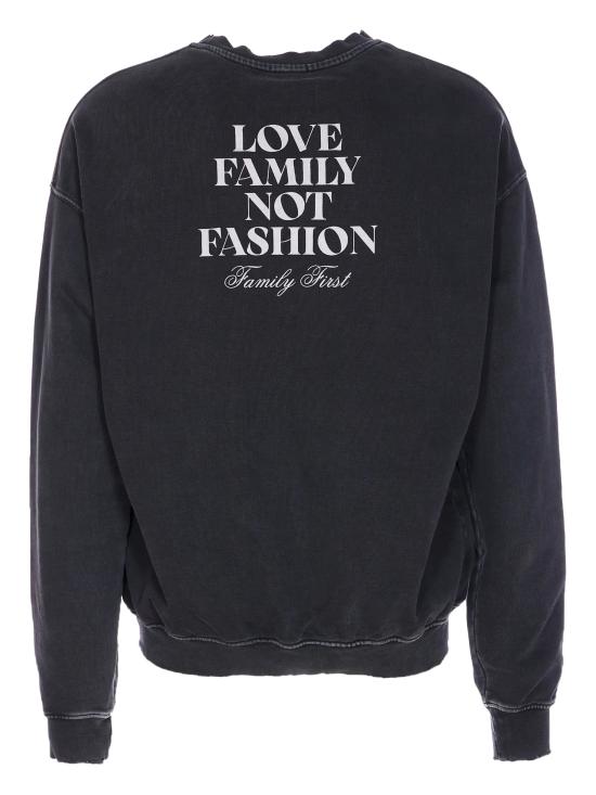 25FW 패밀리퍼스트 밀라노 긴팔 티셔츠 SF2504 BLACK - FAMILY FIRST MILANO