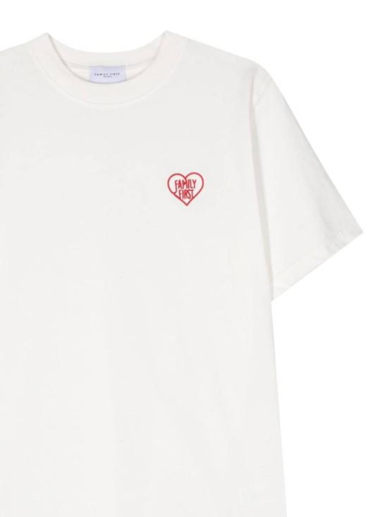 25FW 패밀리퍼스트 밀라노 반팔 티셔츠 TS2402 WHITE - FAMILY FIRST MILANO