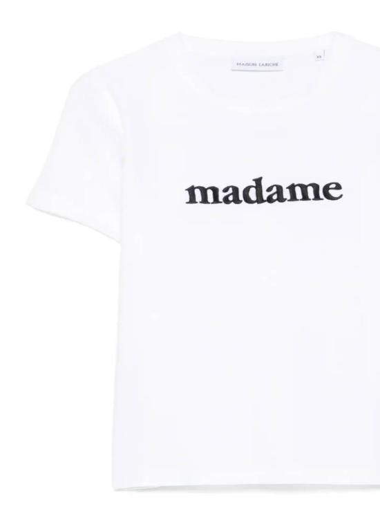 25FW 메종 라비쉬 반팔 티셔츠 YWMONTHERMADAME WHITE - MAISON LABICHE
