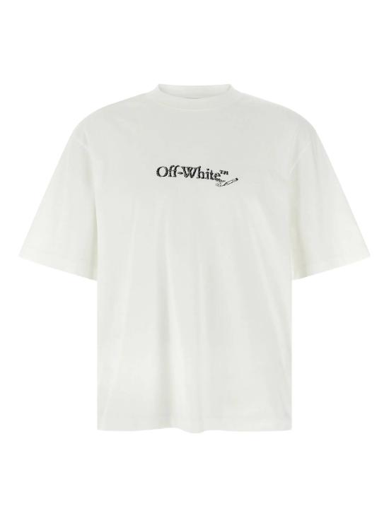 25FW 오프화이트 반팔 티셔츠 OMAA120F25JER00C 0110 WHITE BL