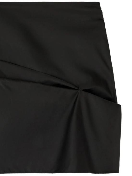 25FW 가니 미디 스커트 W0986 099 Black - GANNI