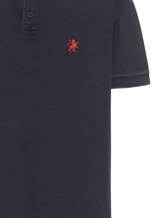 25FW 발렌시아가 폴로 티셔츠 850357 TTVH21055 Washed black - BALENCIAGA