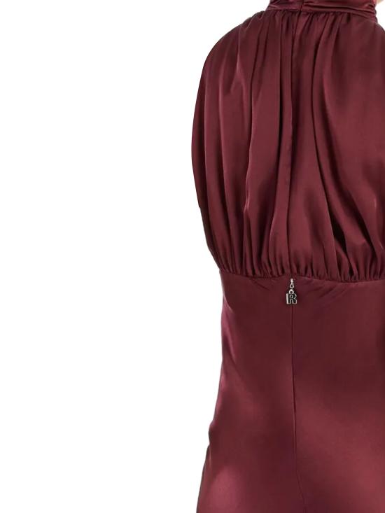 25FW 로테이트 바이 크리스텐슨 미디 원피스 1146542734 BCR19082734 ZINFANDEL - ROTATE BY BIRGERCHRISTENSEN