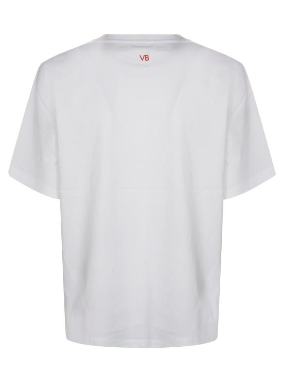 25FW 빅토리아 베컴 반팔 티셔츠 1425JTS006986A 9590 BIANCO - VICTORIA BECKHAM