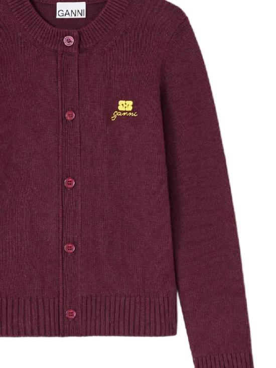 25FW 가니 스웨터 K2593 436 Purple - GANNI