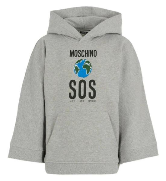 25FW [키즈] 모스키노 트레이닝 상의 HDF06MLCA77 60901 Grey