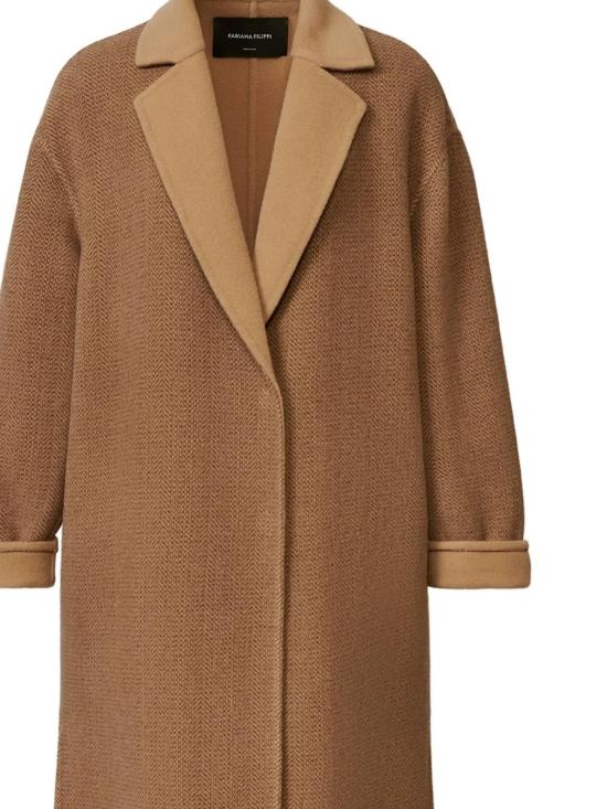 25FW 파비아나 필리피 코트 CTD225F715 L643VR1 CAMMELLO EBANO - FABIANA FILIPPI