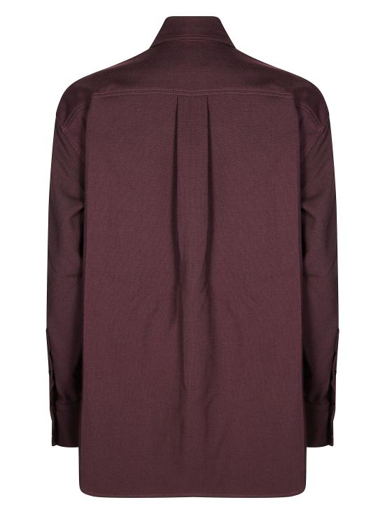 25FW 빅토리아 베컴 셔츠 1425WSH005278H DEEP MAHOGANY MARRONE - VICTORIA BECKHAM
