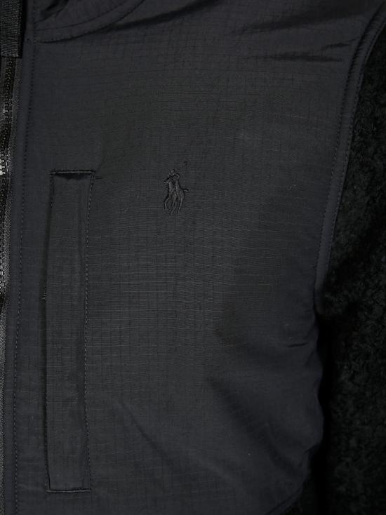 25FW 폴로 랄프로렌 모크넥 토널 포니 자수 플리스 재킷 710981488001 POLO BLACK NERO - POLO RALPH LAUREN