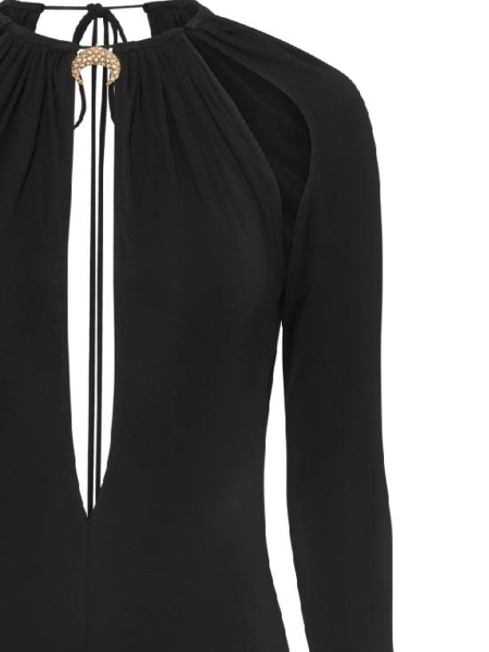 25FW 마린세르 긴팔 티셔츠 WTO459A CJER0082BK99 Black - MARINE SERRE