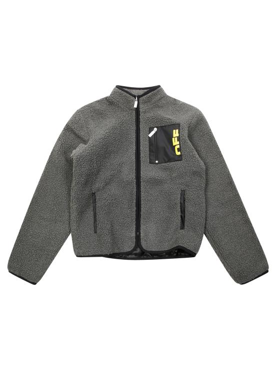 25FW [키즈] 오프화이트 패딩 OBEA023F25FAB0010718 GRIGIO