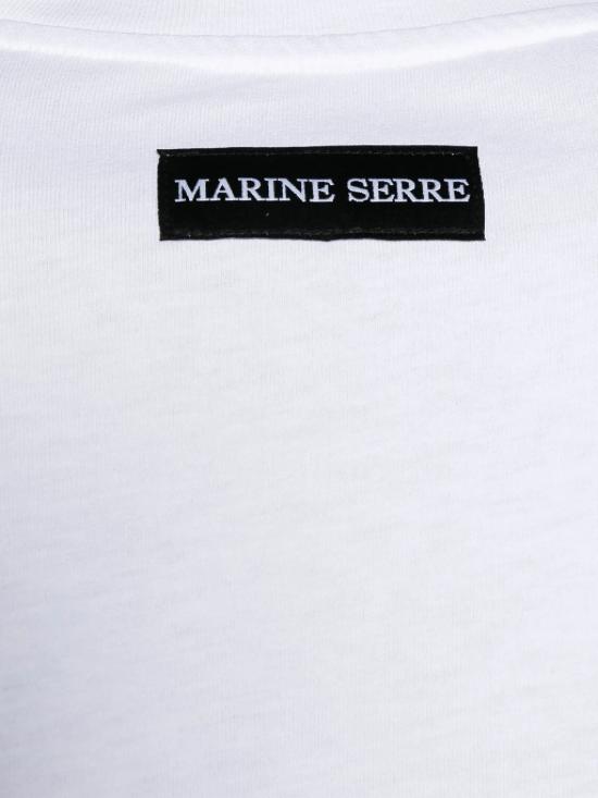 25FW 마린세르 반팔 티셔츠 MTT077B CJER0009WH10 White - MARINE SERRE