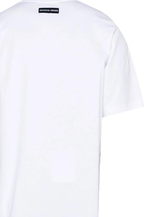 25FW 마린세르 반팔 티셔츠 MTT077B CJER0009WH10 White - MARINE SERRE