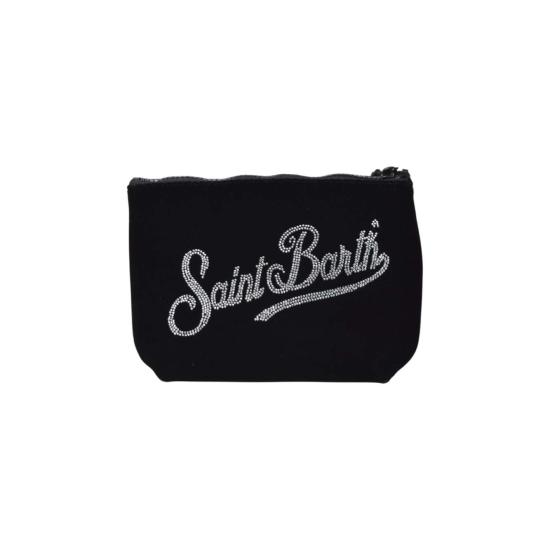 25FW 세인트바쓰 클러치/파우치 ALI0014STRASS 00703I00 Black