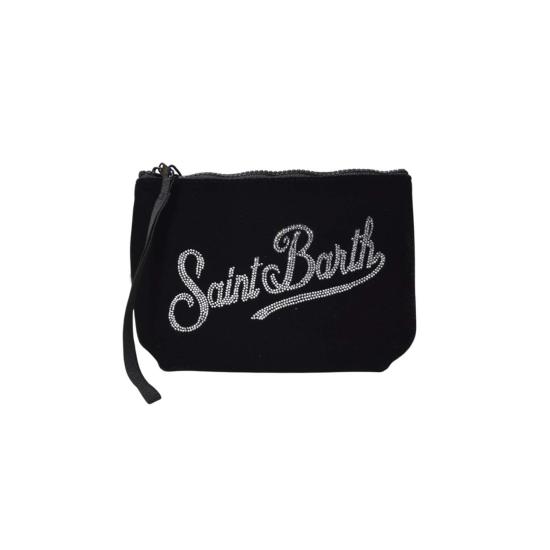 25FW 세인트바쓰 클러치/파우치 ALI0014STRASS 00703I00 Black - MC2 SAINT BARTH