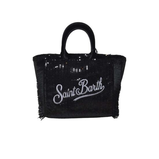 25FW 세인트바쓰 토트백 VAMI027 01395I00EMB Black - MC2 SAINT BARTH