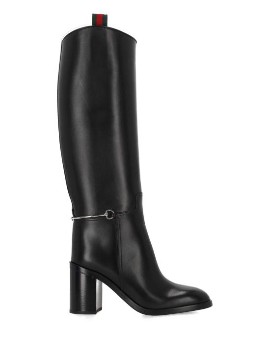 25FW 구찌 홀스빗 슬림 부츠 836109 AAD3I1000 Black