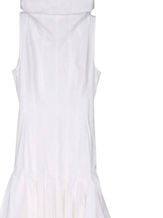 25FW 자크뮈스 미디 원피스 DRW00728AW00648 100 White - JACQUEMUS