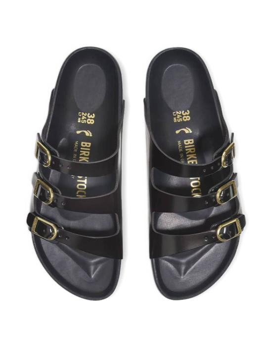 25FW 버켄스탁 샌들 1029385 SHINE BLACK - BIRKENSTOCK