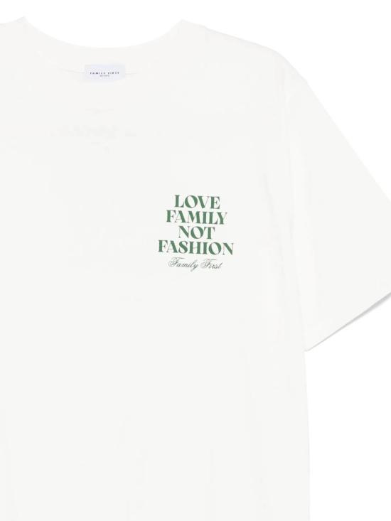 25FW 패밀리퍼스트 밀라노 반팔 티셔츠 TS2503 WHITE - FAMILY FIRST MILANO