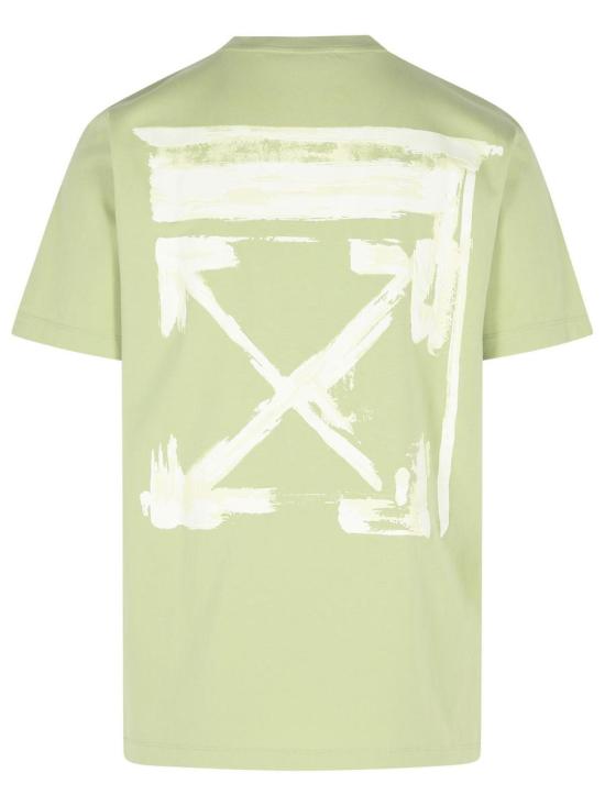 25FW 오프화이트 반팔 티셔츠 OMAA027F25JER007 5019 ALFAALFA - OFF WHITE