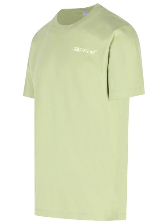 25FW 오프화이트 반팔 티셔츠 OMAA027F25JER007 5019 ALFAALFA - OFF WHITE