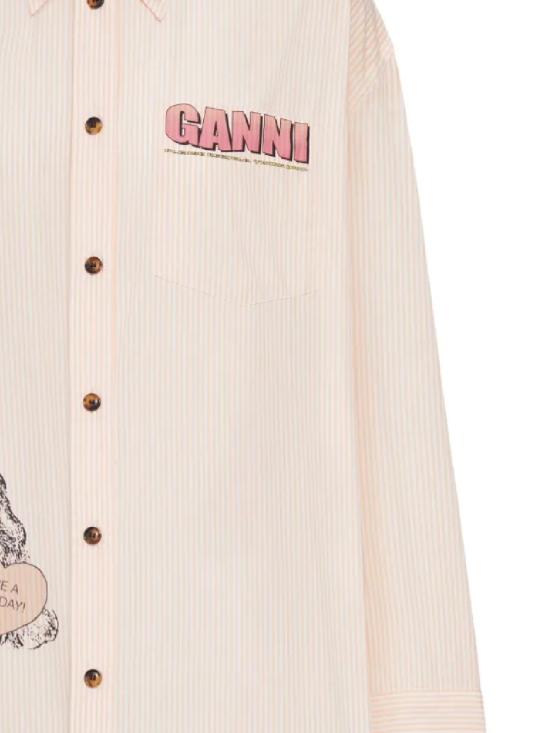 25FW 가니 셔츠 W0898 973 PEACH PARFAIT - GANNI