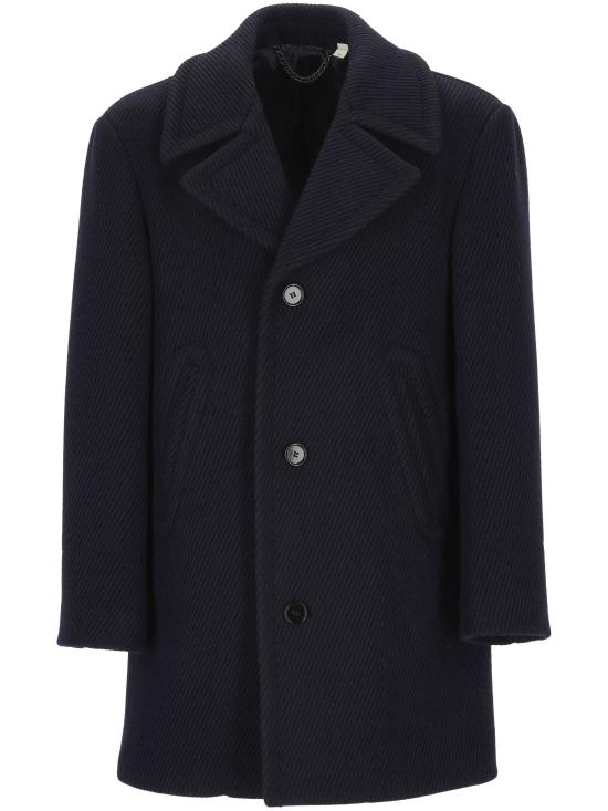 25FW 버버리 울 테일러드 코트 8115554 X NHTSHD BLU TWLGHT BL