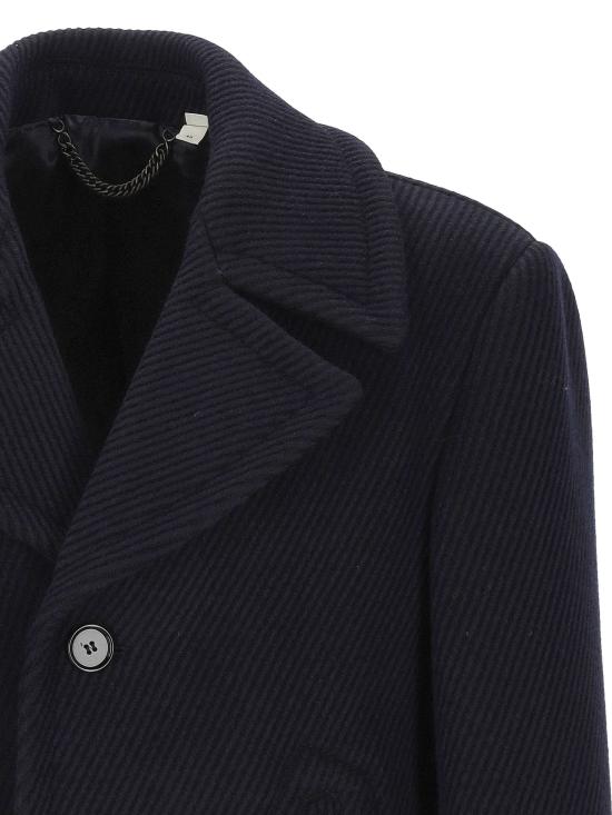 25FW 버버리 울 테일러드 코트 8115554 X NHTSHD BLU TWLGHT BL - BURBERRY