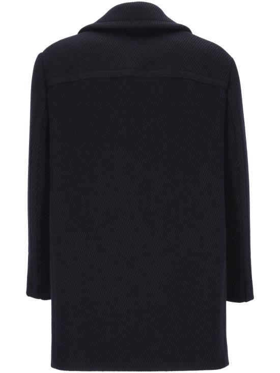 25FW 버버리 울 테일러드 코트 8115554 X NHTSHD BLU TWLGHT BL - BURBERRY