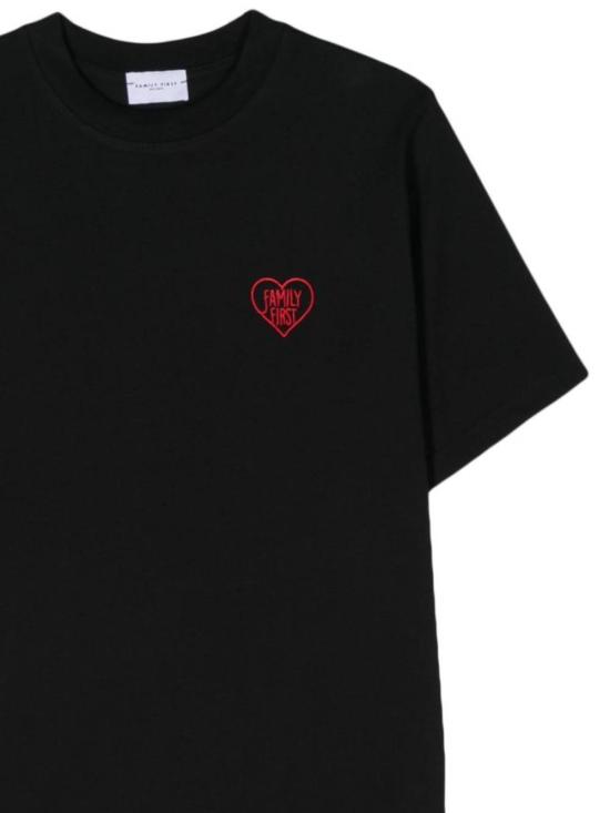 25FW 패밀리퍼스트 밀라노 반팔 티셔츠 TS2402 BLACK - FAMILY FIRST MILANO