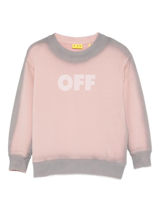25FW [키즈] 오프화이트 티셔츠 OGBA001F25FLE004 3B3C Rose pink
