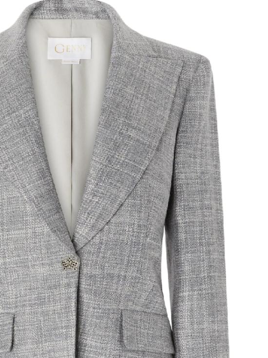 25FW 제니 수트 자켓 79AAQ509 N0615825 Light Grey - GENNY