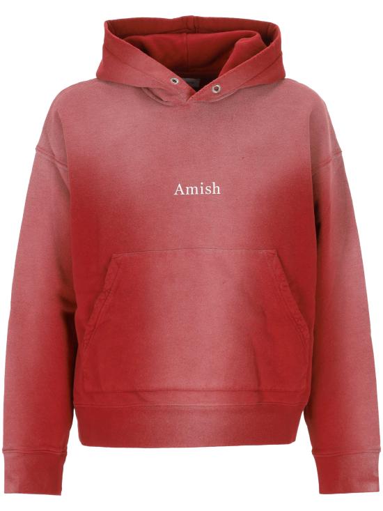 25FW 아미시 긴팔 티셔츠 AMU051 CN303087C0511 Red