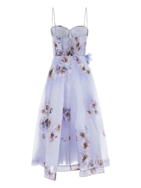 25FW 짐머만 미디 원피스 5775DF251 LILPP LILAC POPPY - ZIMMERMANN